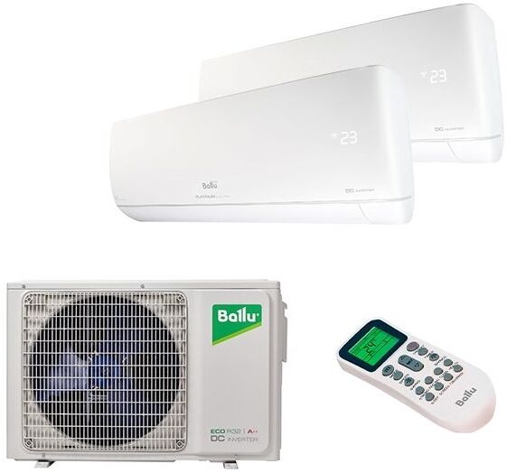 Мульти сплит-система Ballu BA2OI-FM/out-18HN8/EU/BSUI-FM/in-09HN8/EU*2шт