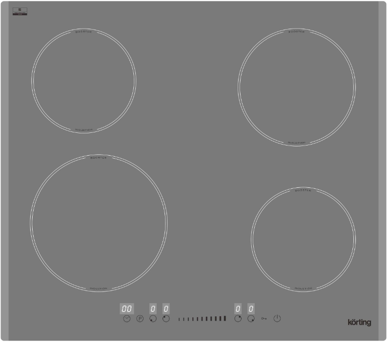 Индукционная варочная панель Korting HI 64560 BGR