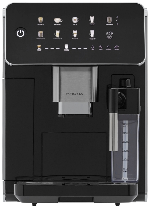 Автоматическая кофемашина Krona Automatische Kaffeemaschine Black 19 Bar