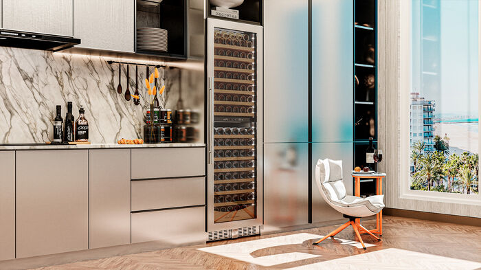 Встраиваемый винный шкаф Meyvel MV163PRO-KST2