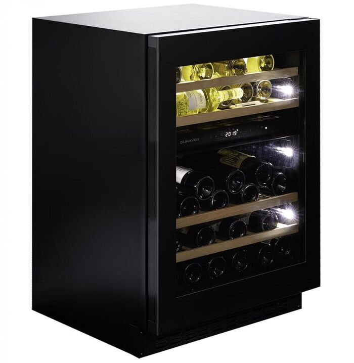 Встраиваемый винный шкаф Dunavox DAUF-45.125DMB.TO