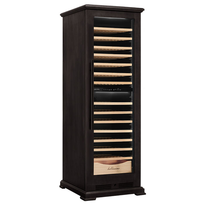 Винный шкаф Meyvel MV163PRO-KBT2 Тёмный шоколад