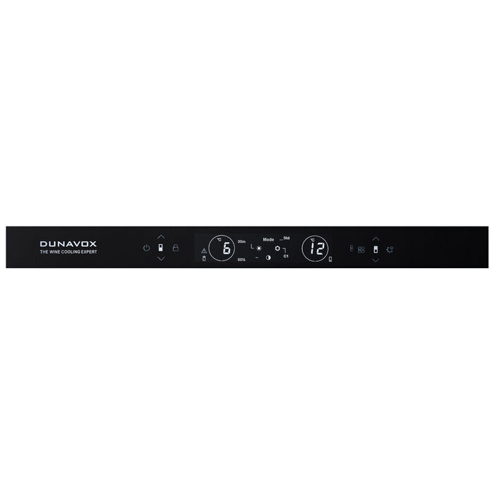 Встраиваемый винный шкаф Dunavox DVH-19.50MB.TO