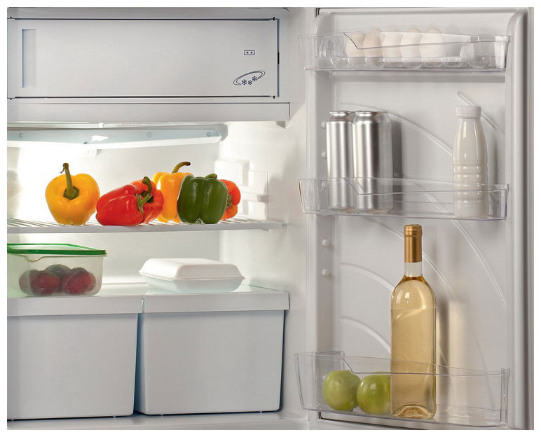 Однокамерный холодильник Pozis Свияга 410-1 серебристый металлопласт