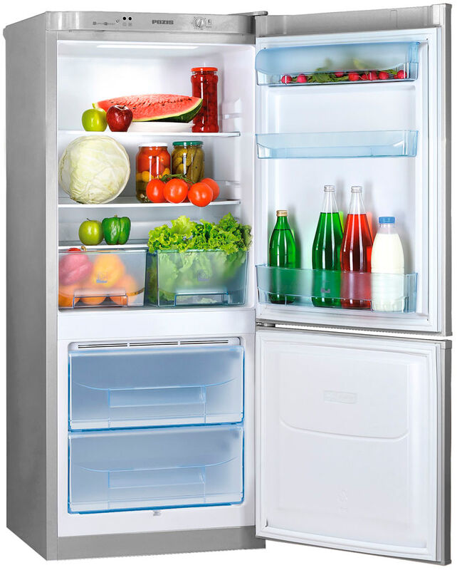 Двухкамерный холодильник Pozis RK-101 серебристый металлопласт