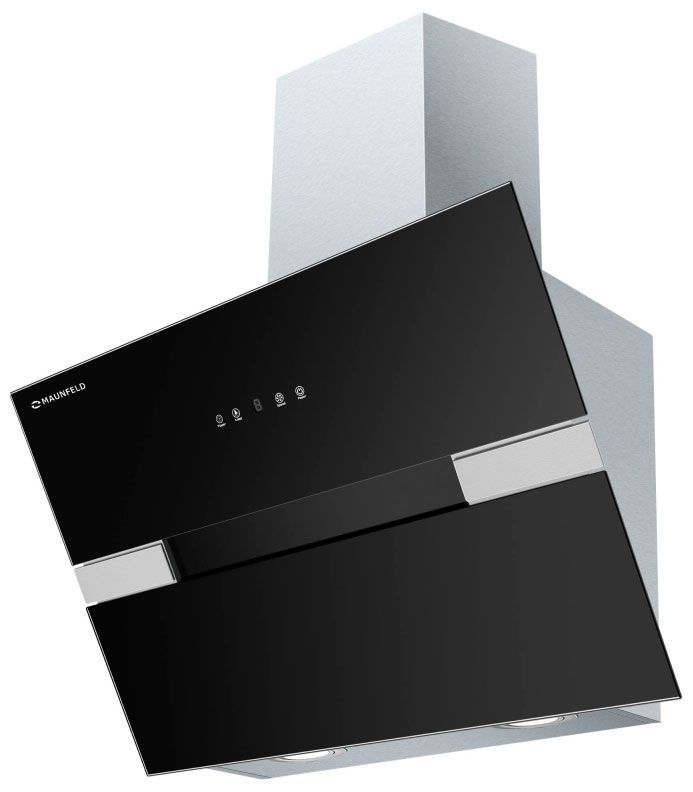 Наклонная вытяжка Maunfeld Mersey 60 черный/сатин