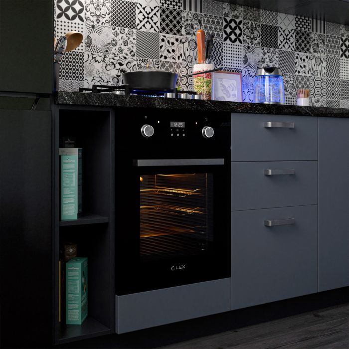 Компактный духовой шкаф LEX EDP 4571 BL