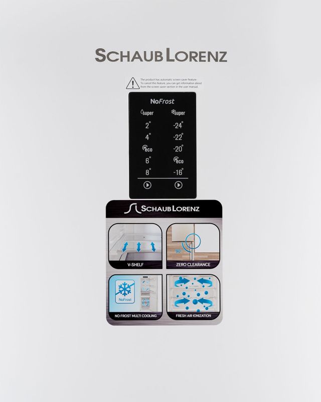 Двухкамерный холодильник Schaub Lorenz SLUS 379 W4E