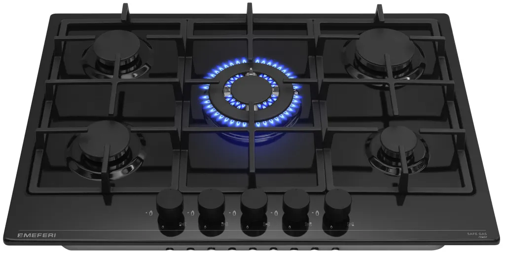 Газовая варочная панель Meferi MGH705BK POWER