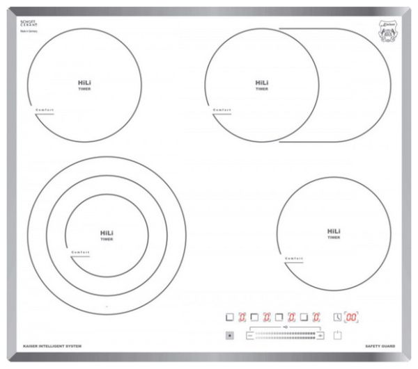 Электрическая варочная панель Kaiser KCT 6715 F W