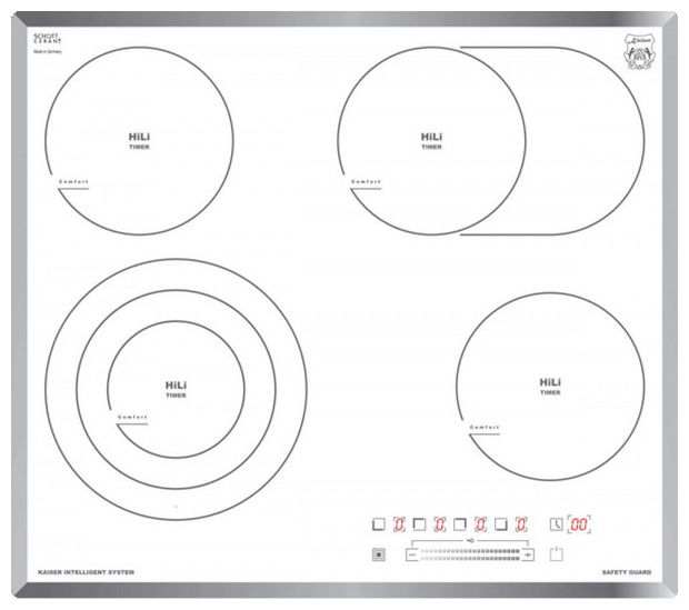 Электрическая варочная панель Kaiser KCT 6715 F W