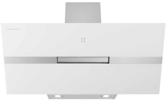Наклонная вытяжка Maunfeld Mersey 90 белый/сатин