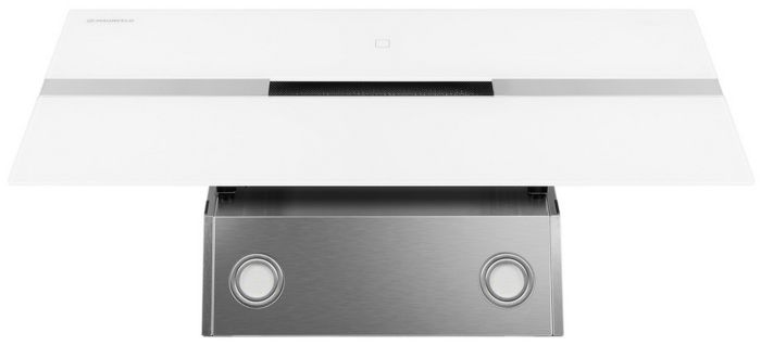 Наклонная вытяжка Maunfeld Mersey 90 белый/сатин