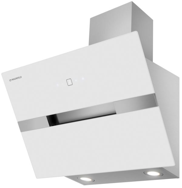 Наклонная вытяжка Maunfeld Mersey 60 белый/сатин