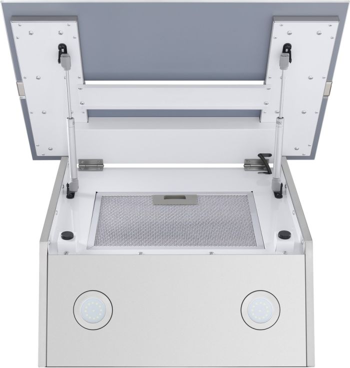 Наклонная вытяжка Maunfeld Mersey 60 белый/сатин