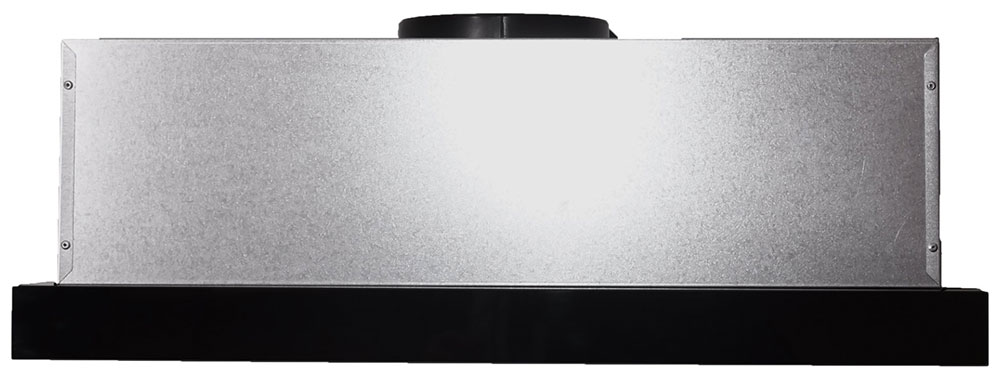 Телескопическая вытяжка Exiteq EX-1076 black glass