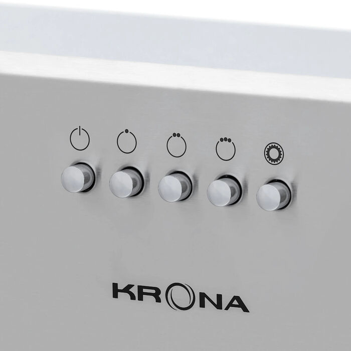 Полновстраиваемая вытяжка Krona Ameli 600 inox PB