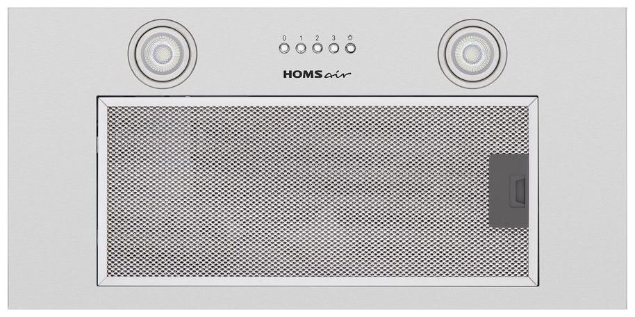 Полновстраиваемая вытяжка HOMSair CAMELIA POWER 60 Нержавейка - фото 3