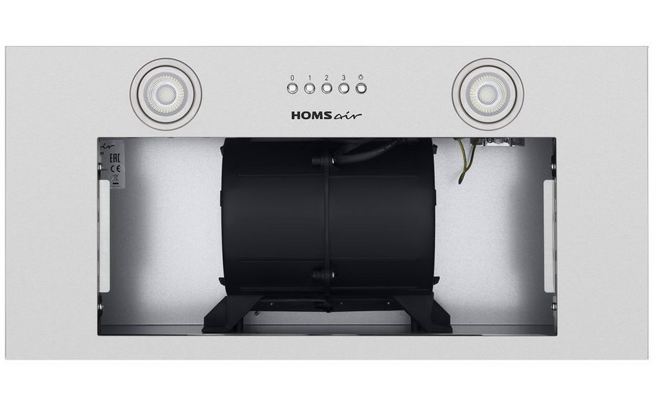 Полновстраиваемая вытяжка HOMSair CAMELIA POWER 60 Нержавейка - фото 5
