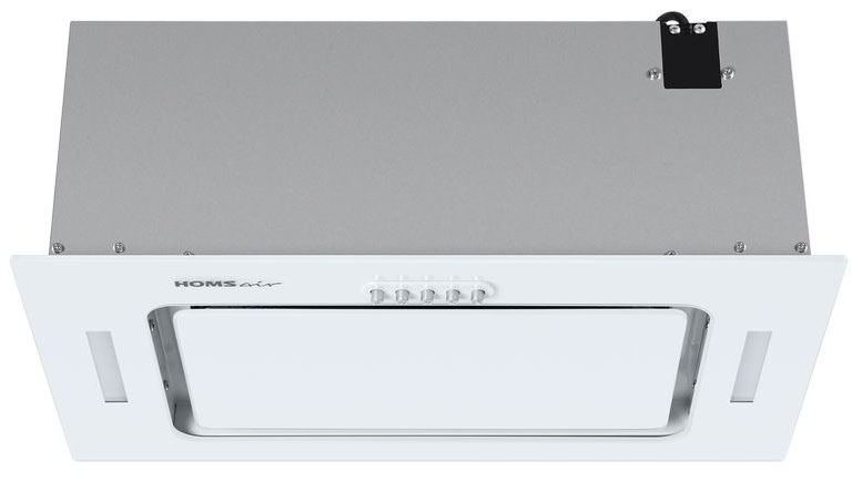 Полновстраиваемая вытяжка HOMSair Crocus Push 52 белый - фото 2