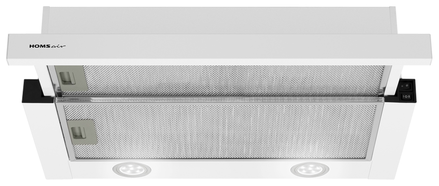 Телескопическая вытяжка HOMSair FLAT 60 Белый - фото 3