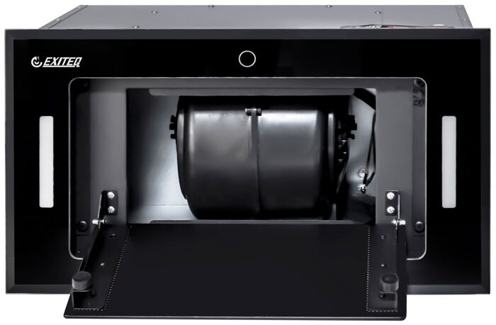 Полновстраиваемая вытяжка Exiteq EX-1236 black
