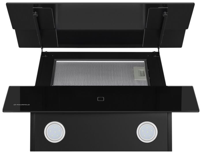 Наклонная вытяжка Maunfeld Cascada 60 черный