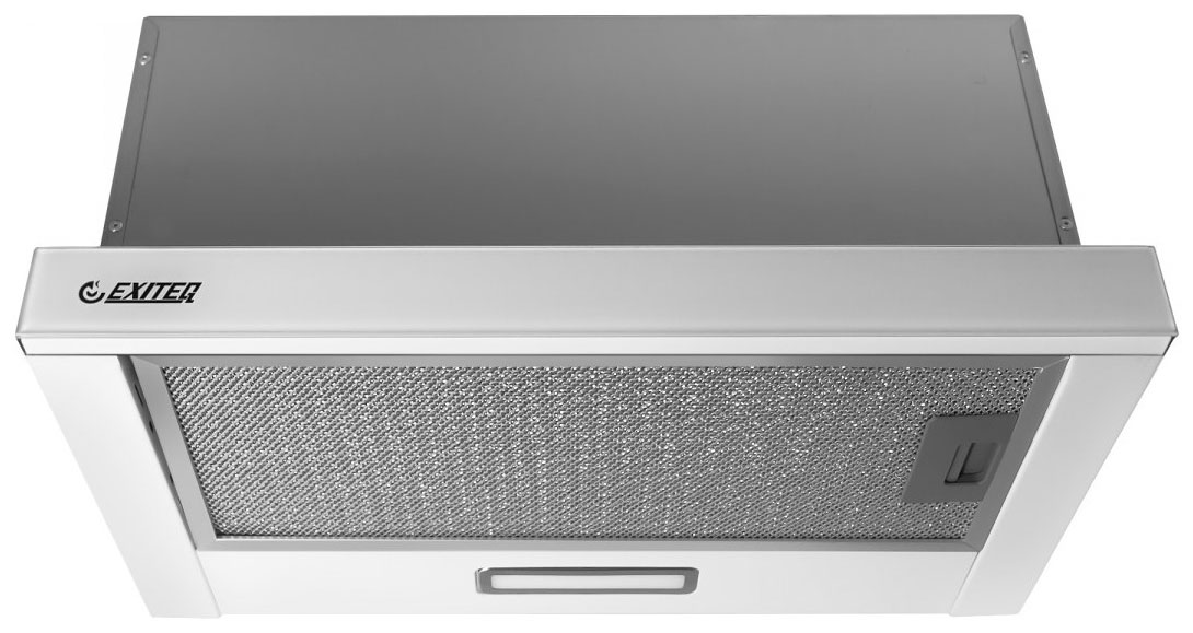 Телескопическая вытяжка Exiteq EX-1075 white glass