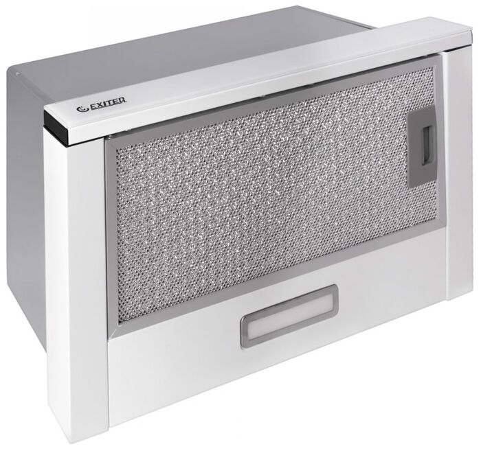 Телескопическая вытяжка Exiteq EX-1075 white glass