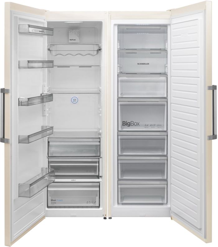 Холодильник Side-by-Side Scandilux SBS711EZ12 B