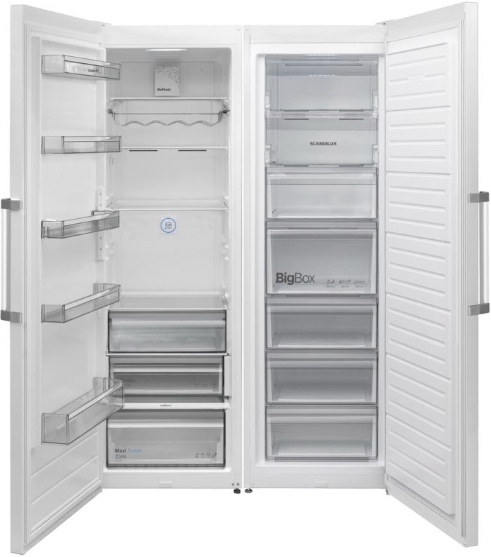 Холодильник Side-by-Side Scandilux SBS711EZ12 W