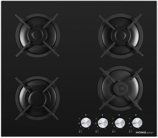 Газовая варочная панель HOMSair HGG641BK