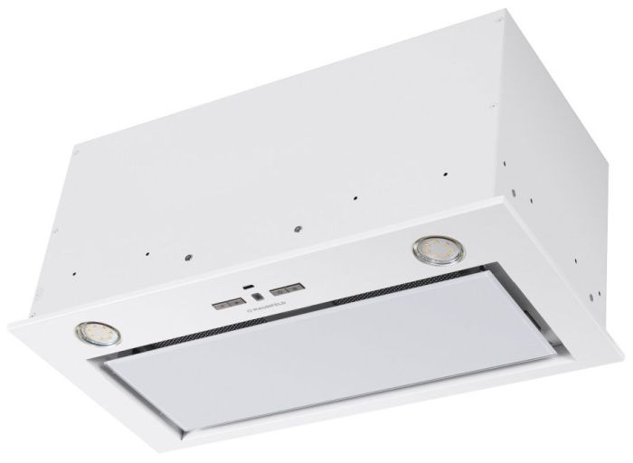 Полновстраиваемая вытяжка Maunfeld Fantasy 1000ST 60 белое стекло