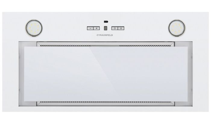 Полновстраиваемая вытяжка Maunfeld Fantasy 1000ST 60 белое стекло
