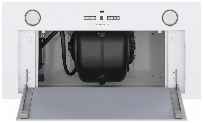 Полновстраиваемая вытяжка Maunfeld Fantasy 1000ST 60 белое стекло