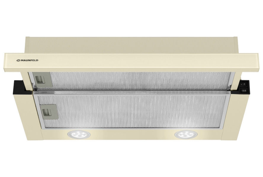 Телескопическая вытяжка Maunfeld VS Fast Glass 60 бежевый