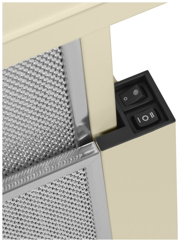 Телескопическая вытяжка Maunfeld VS Fast Glass 60 бежевый