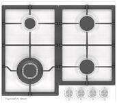 Газовая варочная панель Zigmund & Shtain G 14.6 W