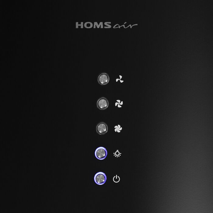 Каминная вытяжка HomSair ART 1050WL 35 Черный - фото 6
