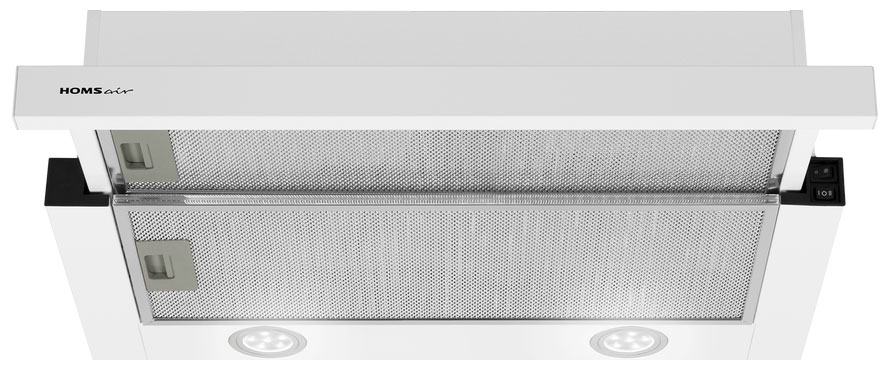Телескопическая вытяжка HOMSair FLAT 50 Белый