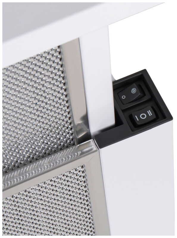 Телескопическая вытяжка HOMSair FLAT 50 Белый - фото 3