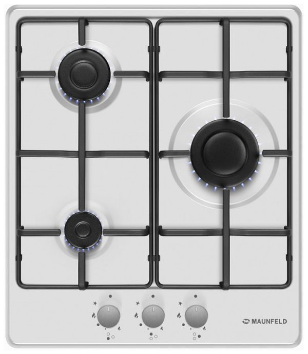 Газовая варочная панель Maunfeld EGHE.43.3STS-EW
