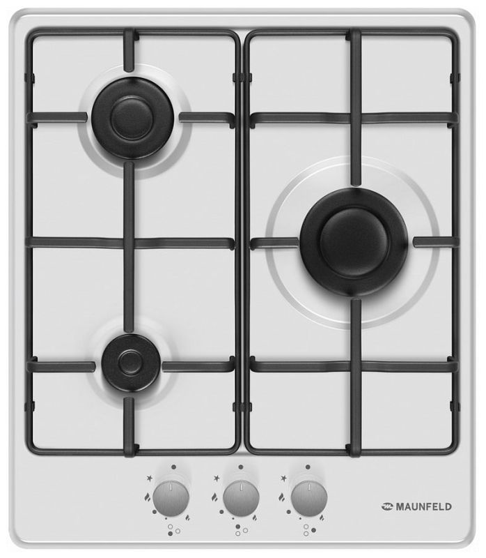 Газовая варочная панель Maunfeld EGHE.43.3STS-EW