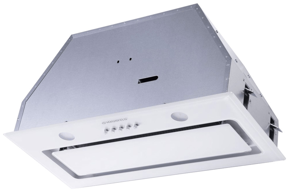 Полновстраиваемая вытяжка Maunfeld TRAPEZE 601GG белый