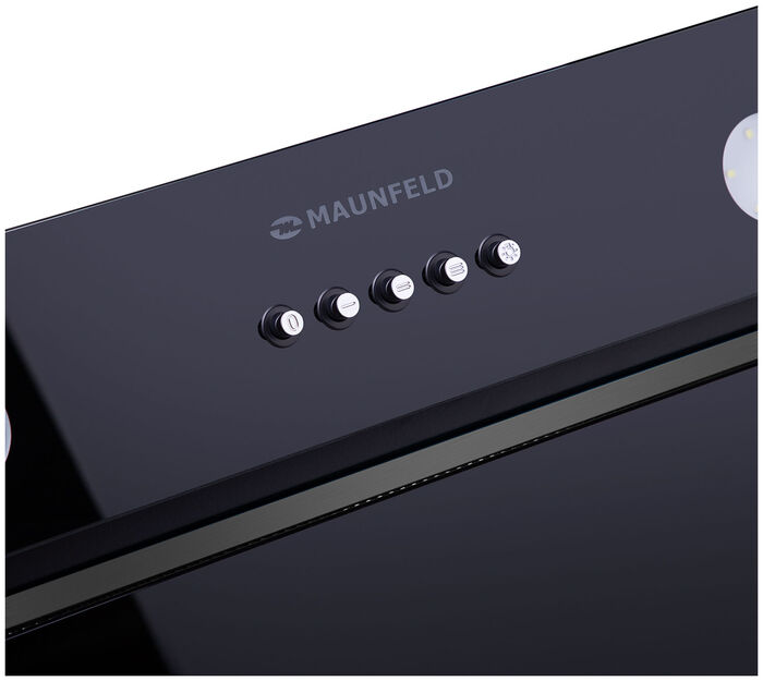 Полновстраиваемая вытяжка Maunfeld TRAPEZE 601GG черный