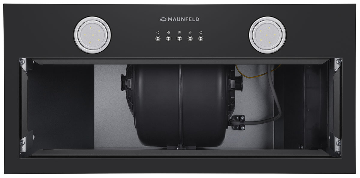 Полновстраиваемая вытяжка Maunfeld TRAPEZE 602M черный