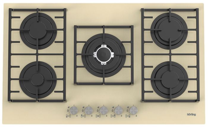 Газовая варочная панель Korting HGG 9835 CTB