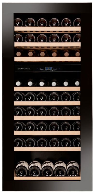 Встраиваемый винный шкаф Dunavox DAVG-72.185DB.TO