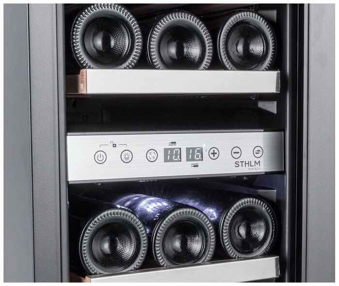 Встраиваемый винный шкаф Temptech STX30DRB