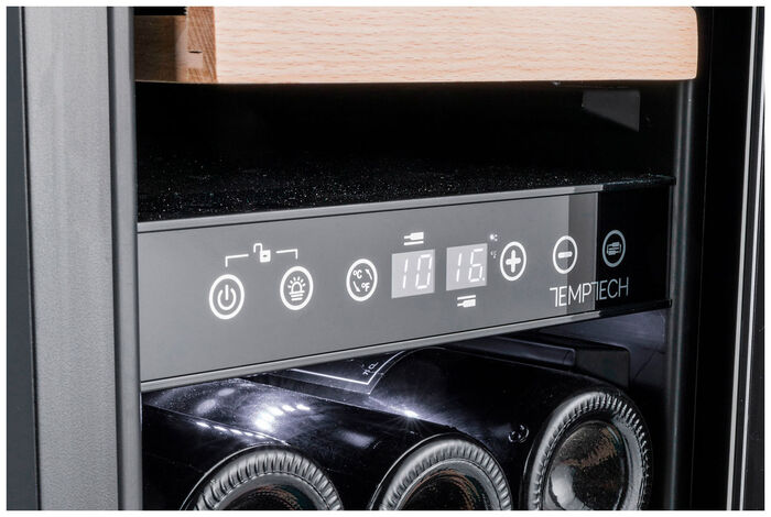 Встраиваемый винный шкаф Temptech OX30DRB